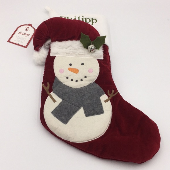 Pottery Barn Snowman Christmas Stocking “Philipp” - Picture 15 of 15